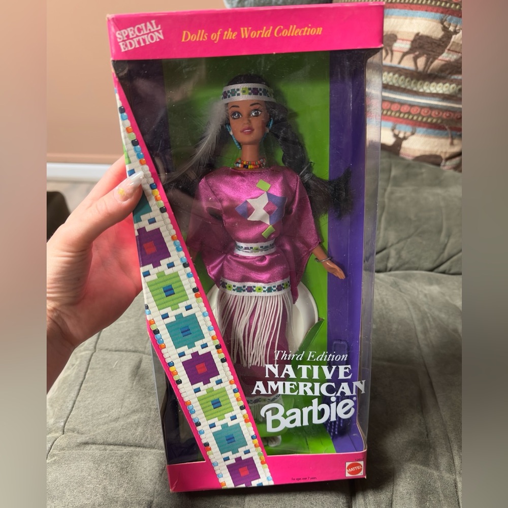 VTG Native American Barbie DOLLS OF THE WORLD SPECIAL EDITION 1994 NRFB